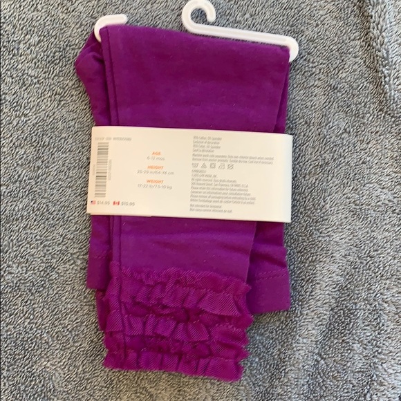 NWT Gymboree purple leggings (6-12 months) - Picture 2 of 6